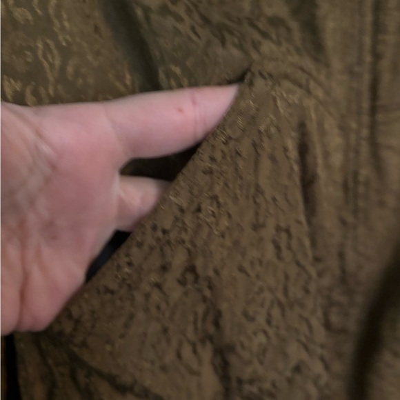 Maeve by Anthropologie Womens Medium Olive Lightweight Zip Bomber Jacket Printed - Picture 4 of 10